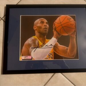 Kobe Bryant autographed photo